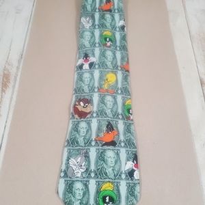 Looney Tunes George Washington Money Tie